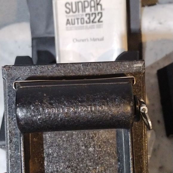 Vintage Canon Polaroid Sunpak Flash & Film Holder Bundle - Picture 7 of 8